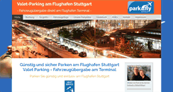 Desktop Screenshot of park-to-fly-service.de